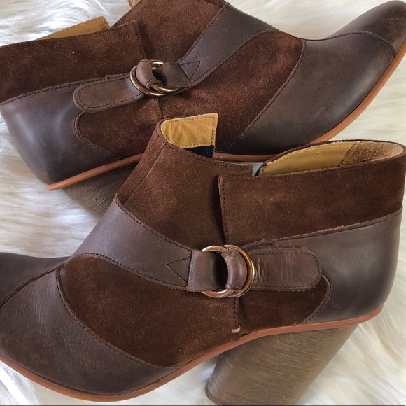 J Shoes Sienna Wrap Dark Brown Ankle Boots 40 - Picture 6 of 15